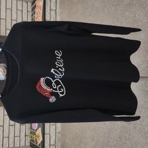 'Believe' long sleeve T-shirt